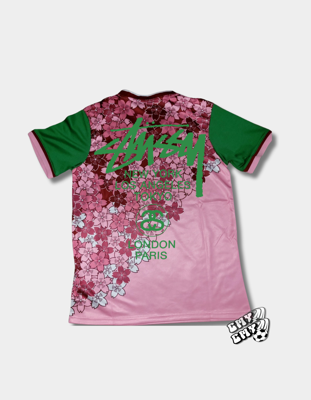STÜSSY x JAPAN FLOWERS - PINK GREEN