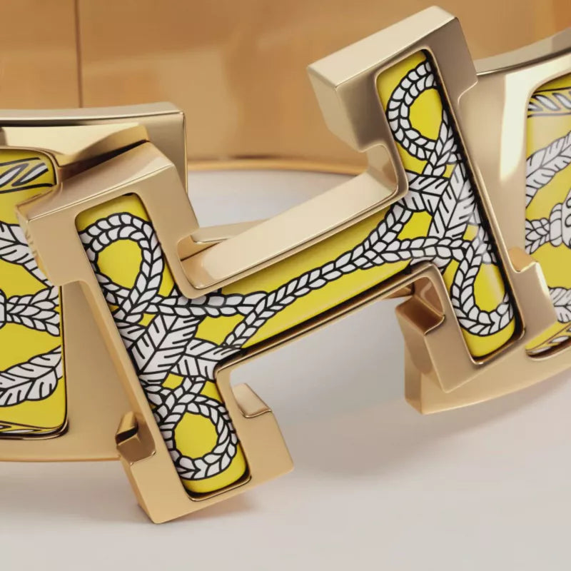 Click H Gala Brides Applique Bracelet Pin