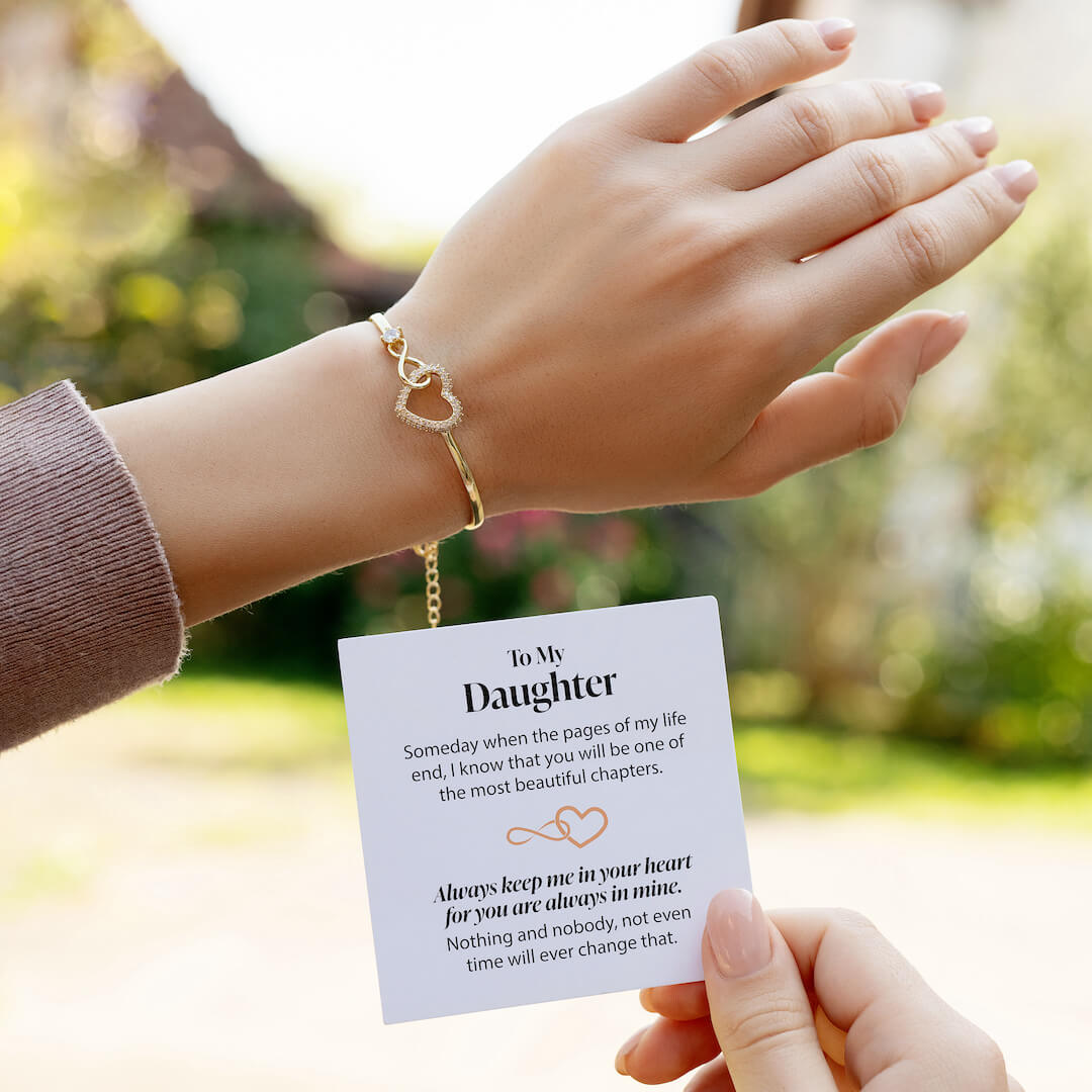 ALWAYS IN MY HEART - INFINITY HEART BRACELET