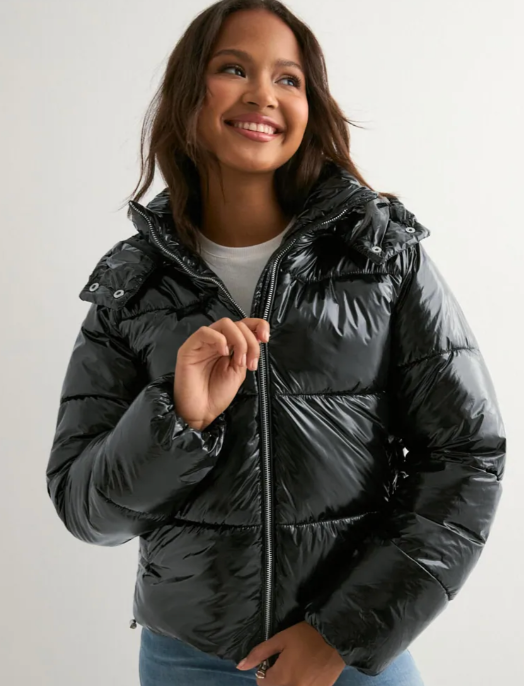Shiny Puffer Jacket