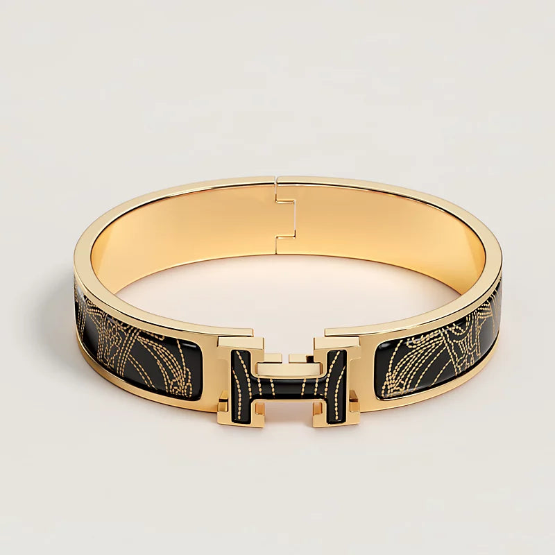 Click H Gala Brides Applique Bracelet Pin