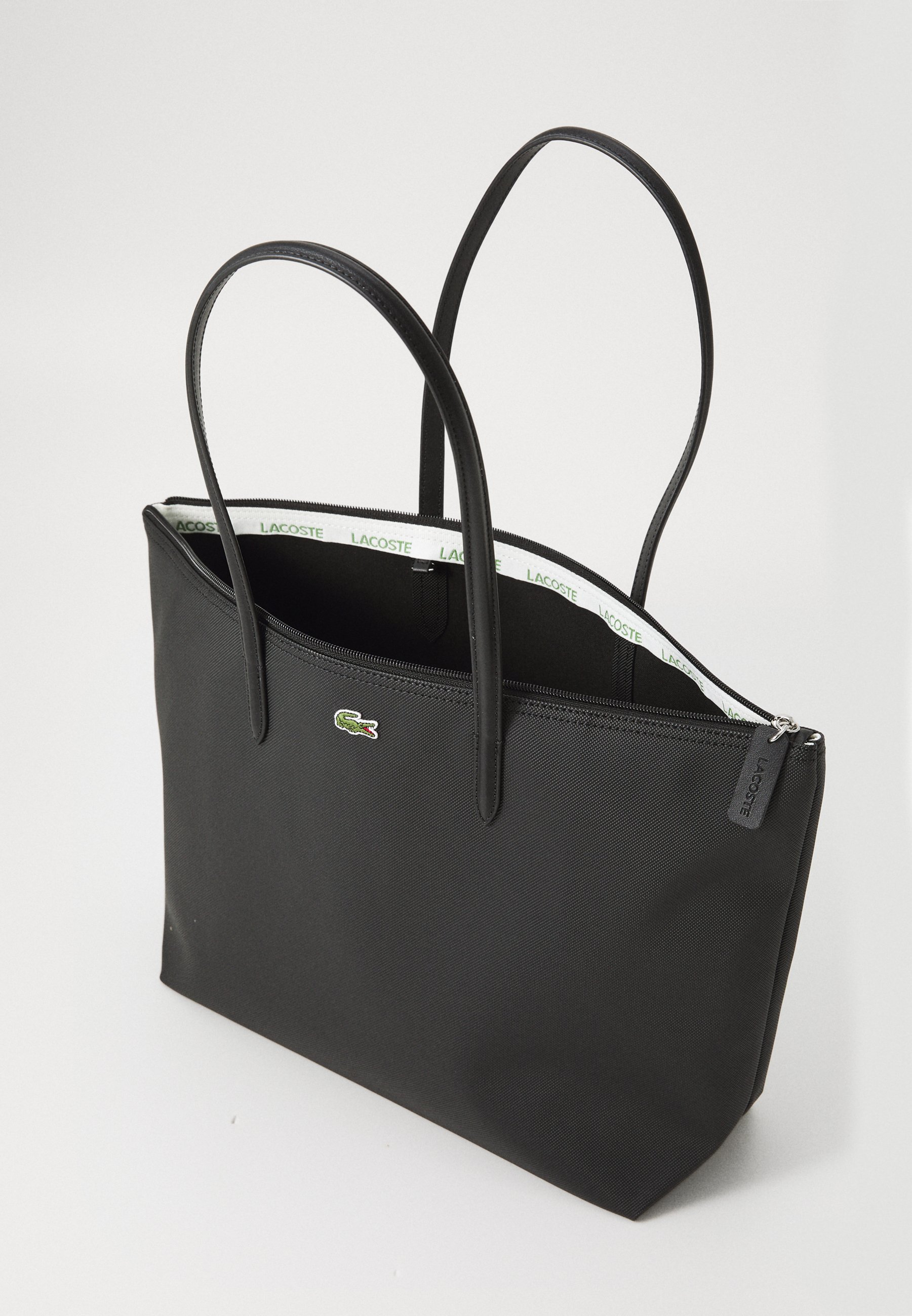 Lacoste Coated Canvas Tote Bag