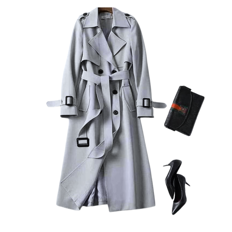 Women’s Double-Breasted Trench Coat