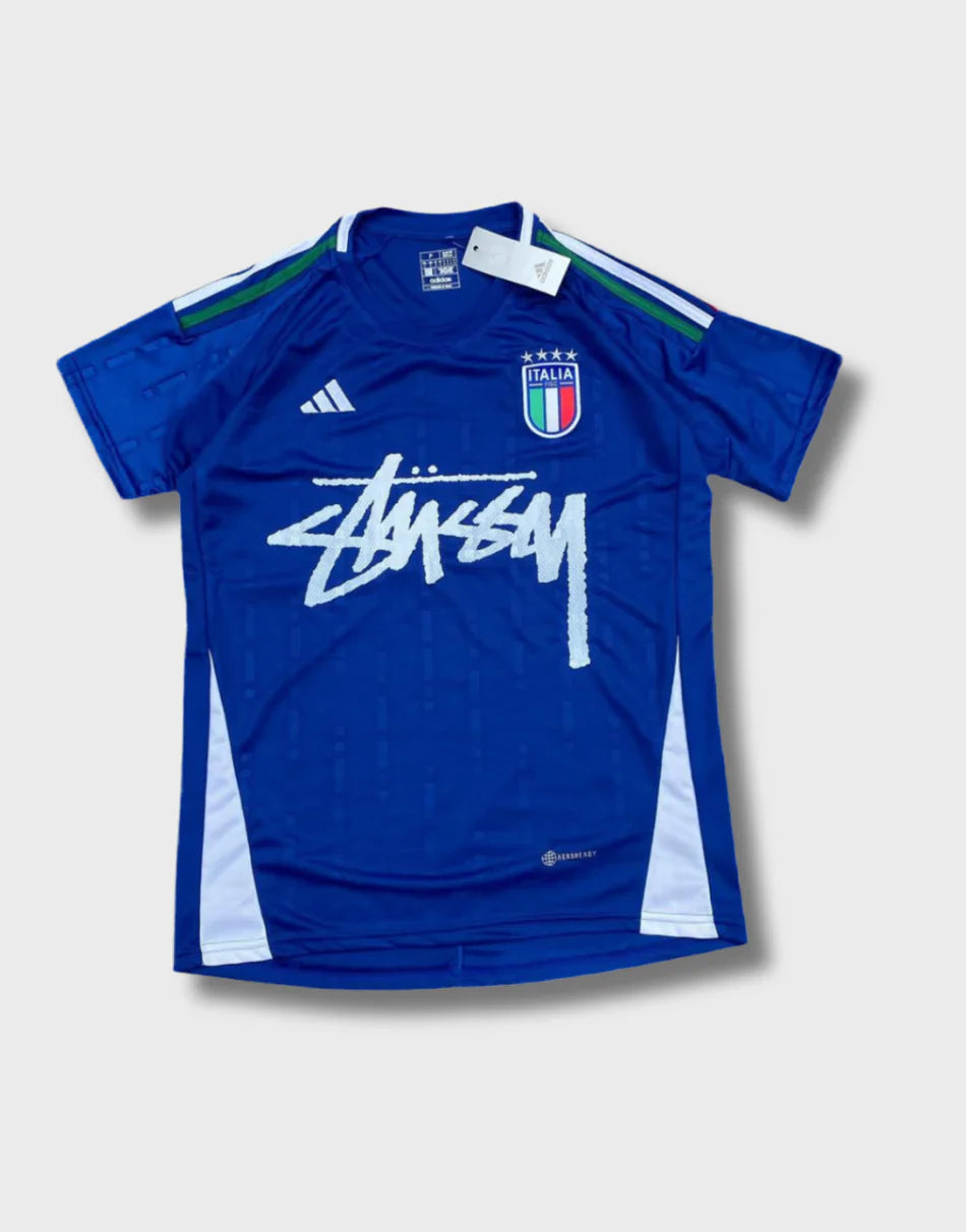 STÜSSY X “ITALY” JERSEY - BLUE ( JUNIOR SIZE)