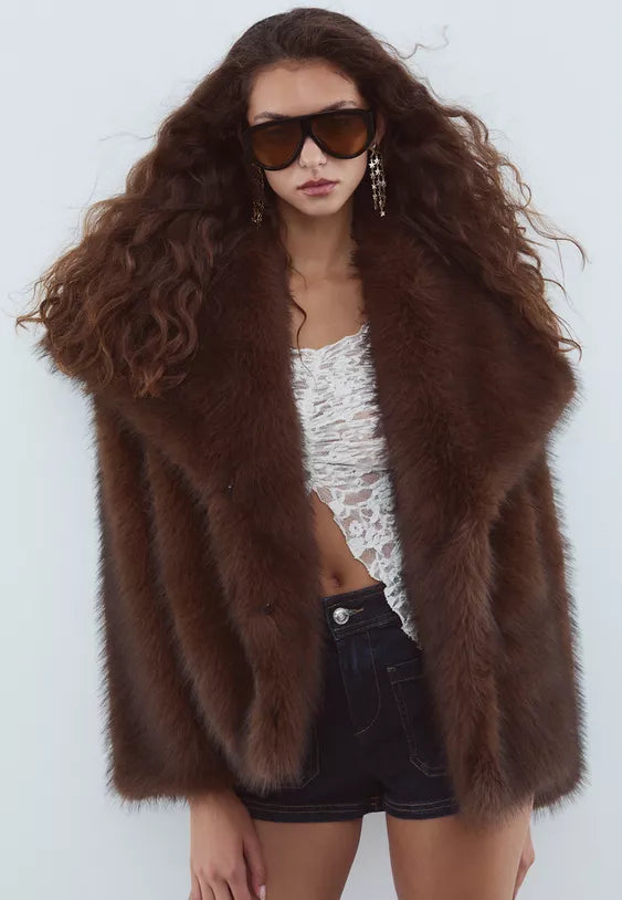 Faux Fur Coat