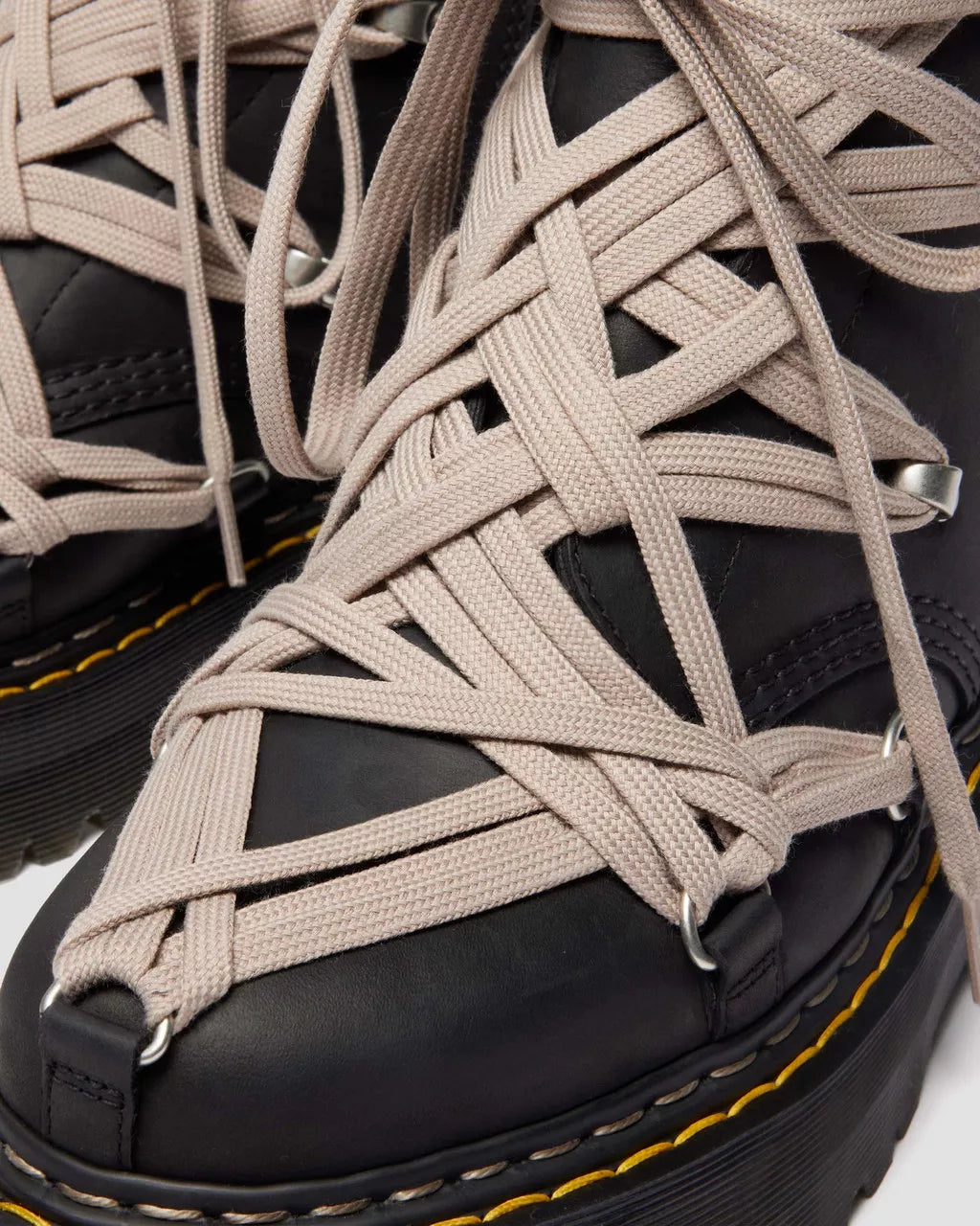 Leather Platform Boots