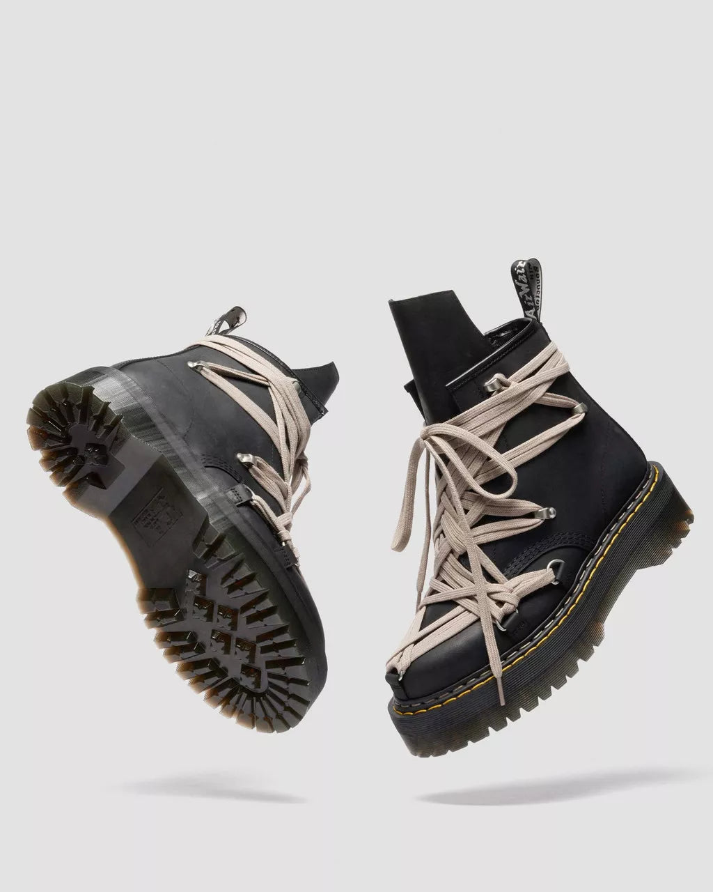 Leather Platform Boots