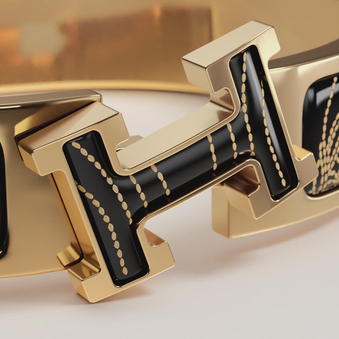 Click H Gala Brides Applique Bracelet Pin