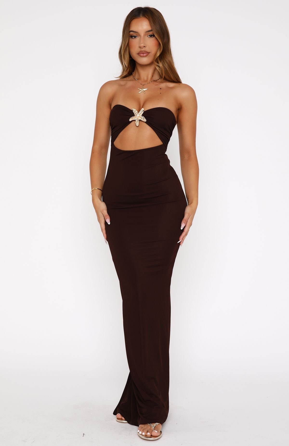Strapless Maxi Dress