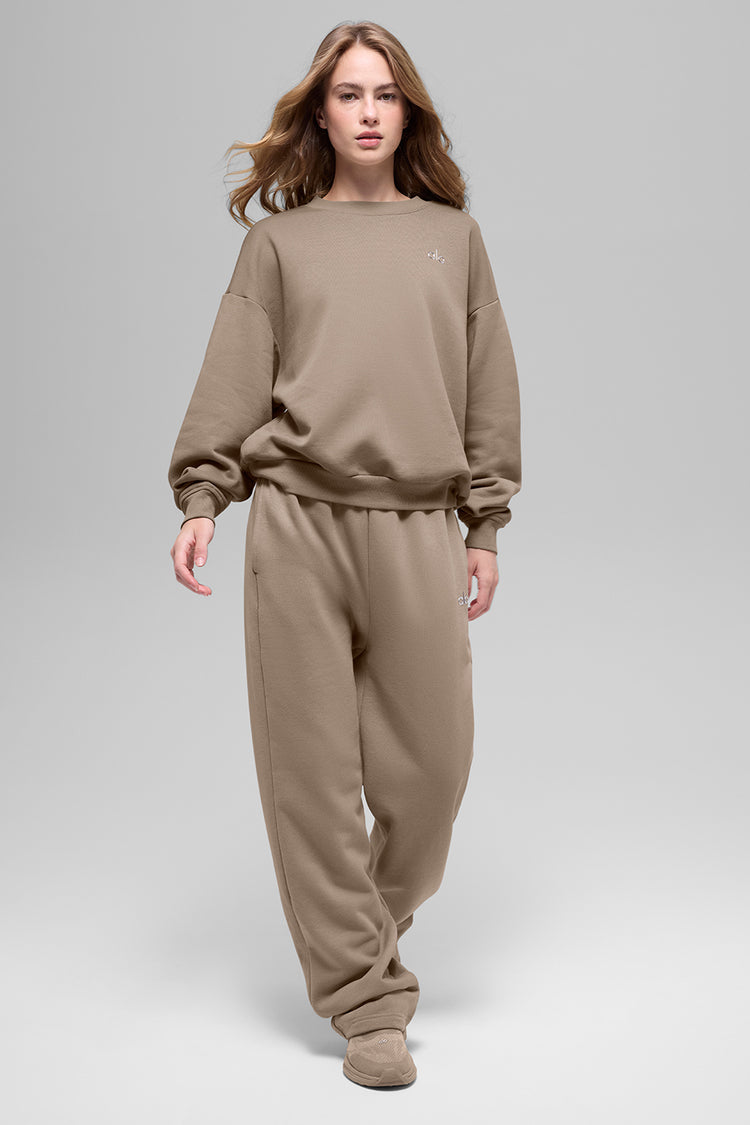 Accolade Straight Leg Sweatpant & Neck Pullover Set