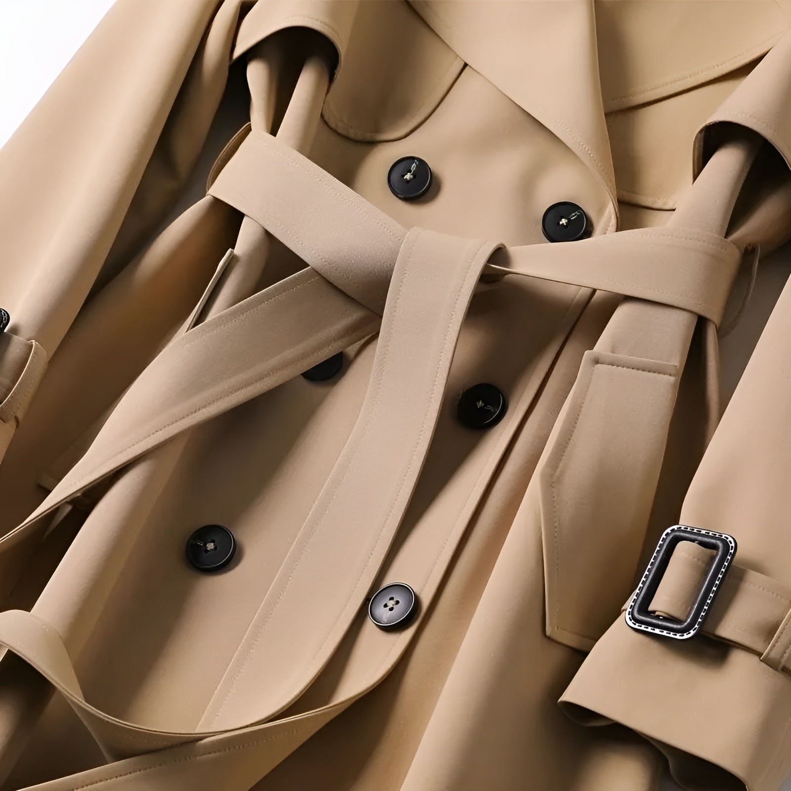 Women’s Double-Breasted Trench Coat