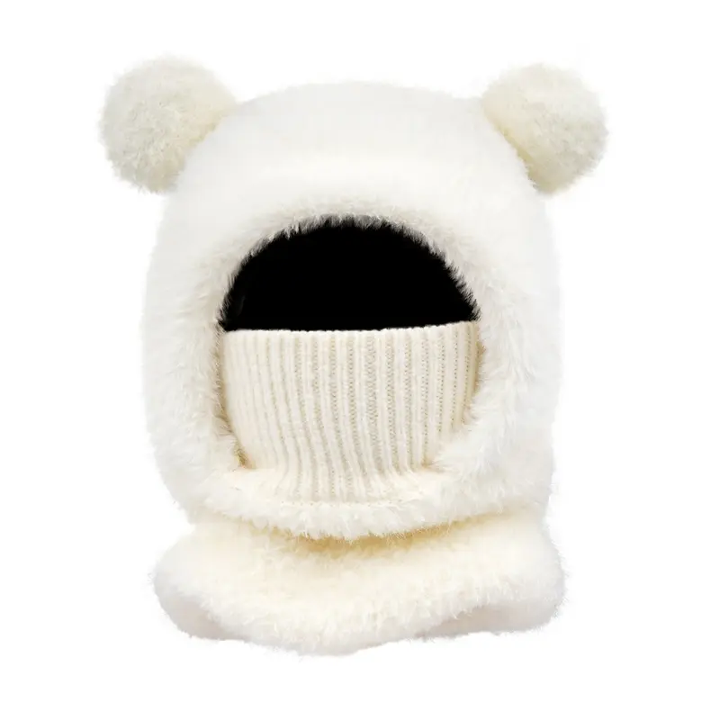 Stylish and Cute Bear-Ear Design Windproof Hat