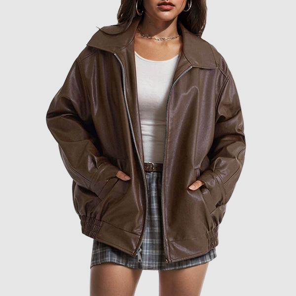 Womens Oversized Leather Jackets