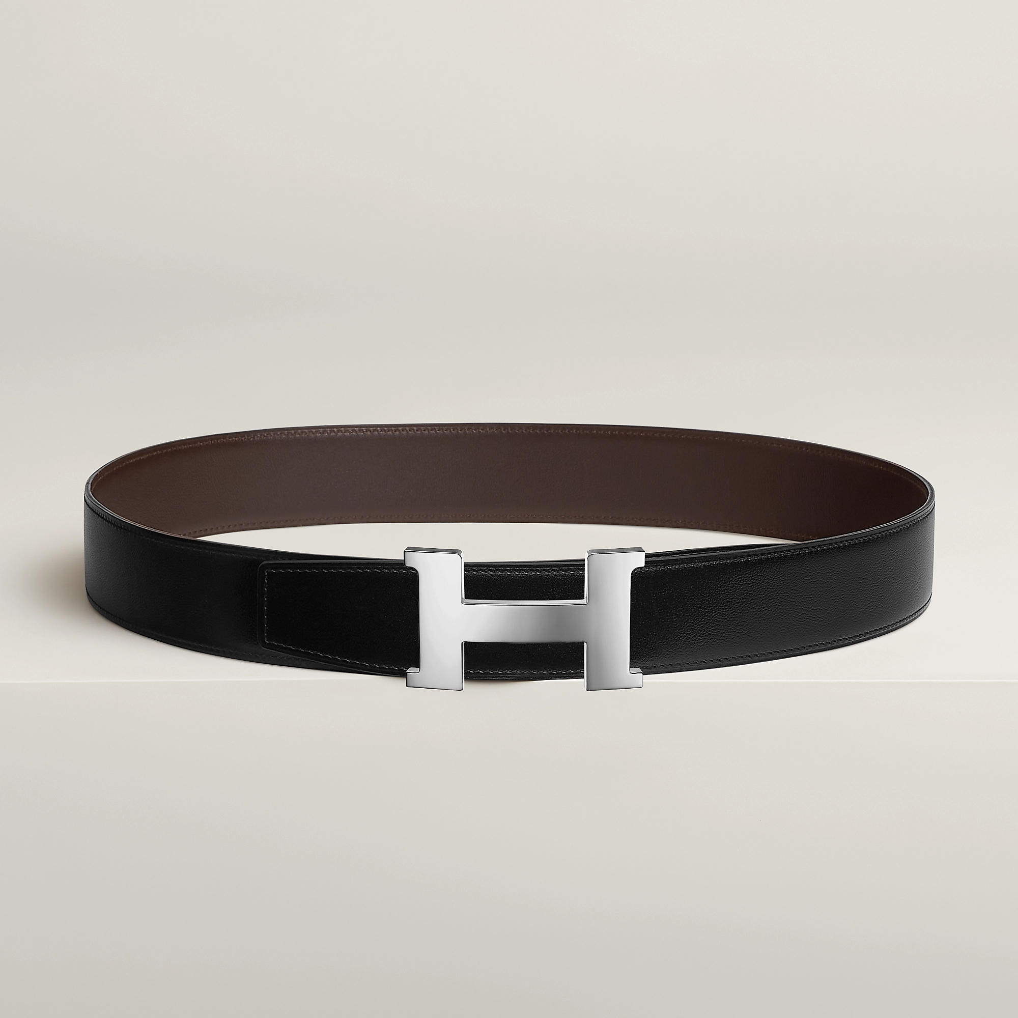 Constance Belt Buckle & Reversible Leather Strap 38 mm