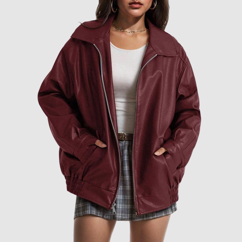 Womens Oversized Leather Jackets