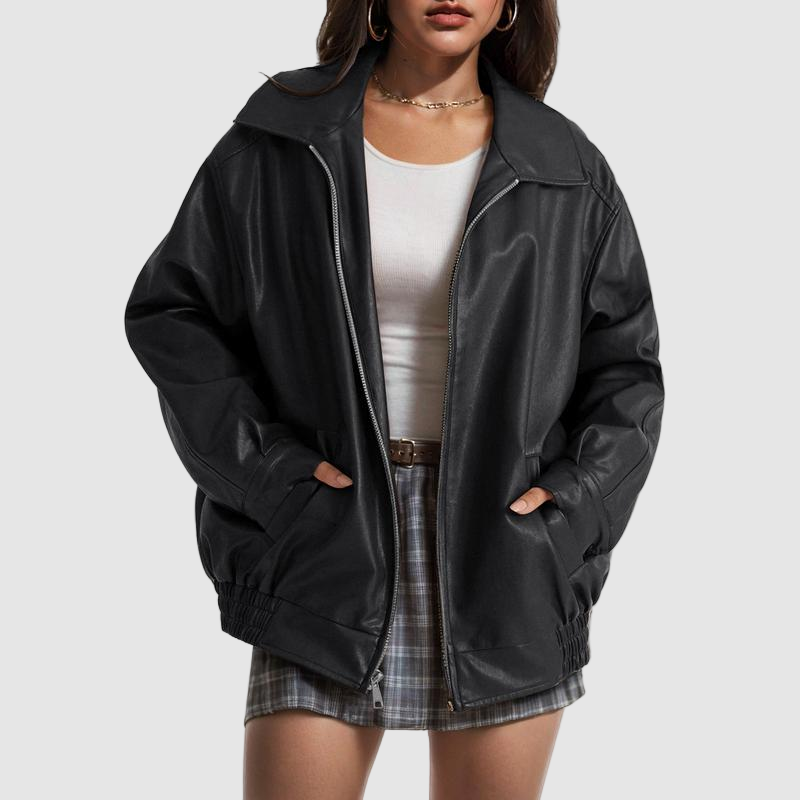 Womens Oversized Leather Jackets