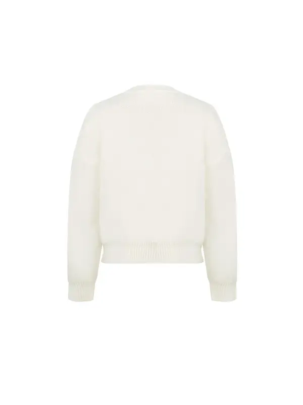 Women's Figure Print Round Neck Sweater