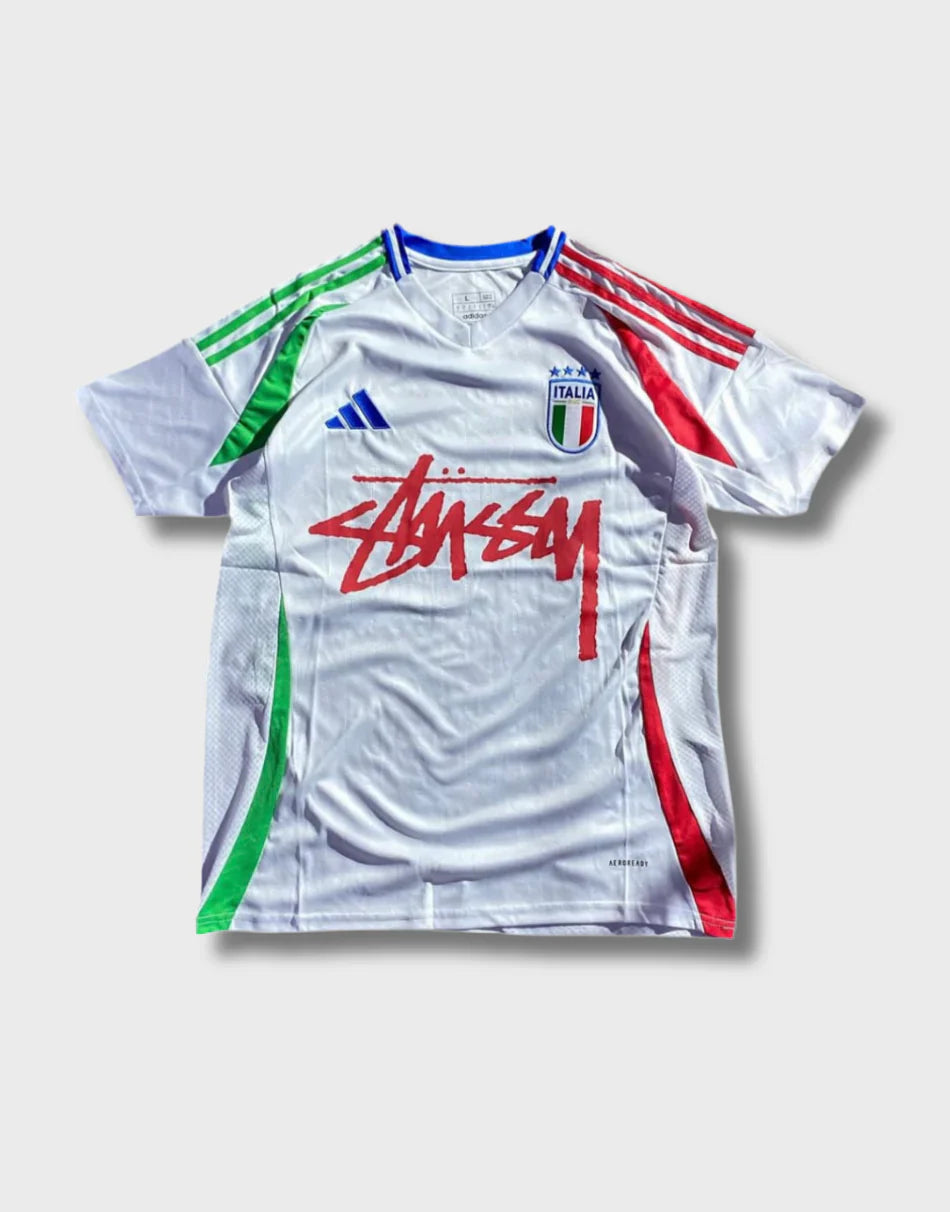 STÜSSY X “ITALY” JERSEY - white (JUNIOR SIZE)